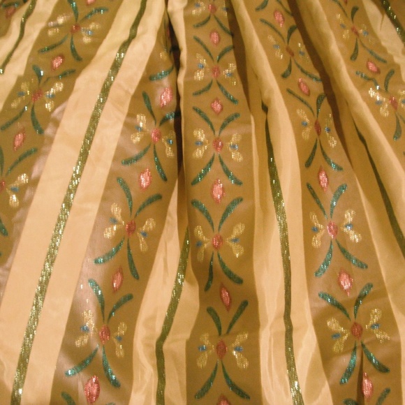 New! DISNEY WORLD Frozen Anna CORONATION DRESS M 7/8 GIRLS Halloween Costume - Picture 4 of 4